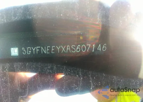 2010 Cadillac Srx Performance Collection z USA, uszkodzony, nr VIN 3GYFNEEYXAS607146